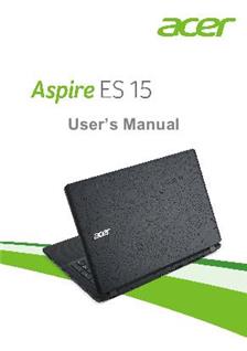 Acer Aspire ES 15 manual. Smartphone Instructions.